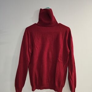 Kirkland Signature Classic Red Turtleneck Sweater